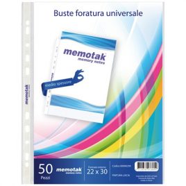 Buste 4 Fori Memotak 22×30 100 Micron 50 Pz.