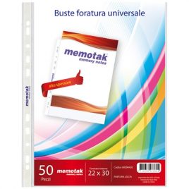 Buste 4 Fori Memotak 22×30 150 Micron 50 Pz.