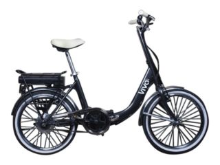Vivobike Fold VFO20GR – Bicicletta – elettrico – pieghevole – rigida – a 1 velocità – diametro ruota: 20″ – nero