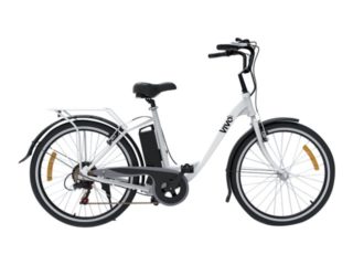 Vivobike City Bike VC26G – Bicicletta utilitaria – elettrico – diametro ruota: 26″ nero bianco